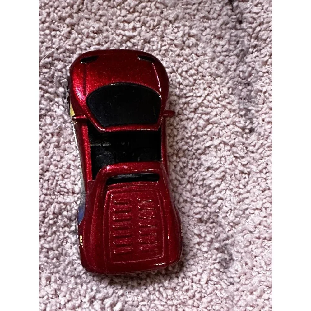 Hot Wheels 1993‎ Warner Pontiac Salsa Red Convertible Diecast 1:64 Loose GUC